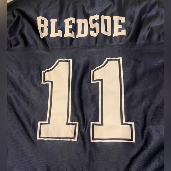 Reebok Drew Bledsoe #11 Dallas Cowboys Jersey youth XL - Picture 2 of 6